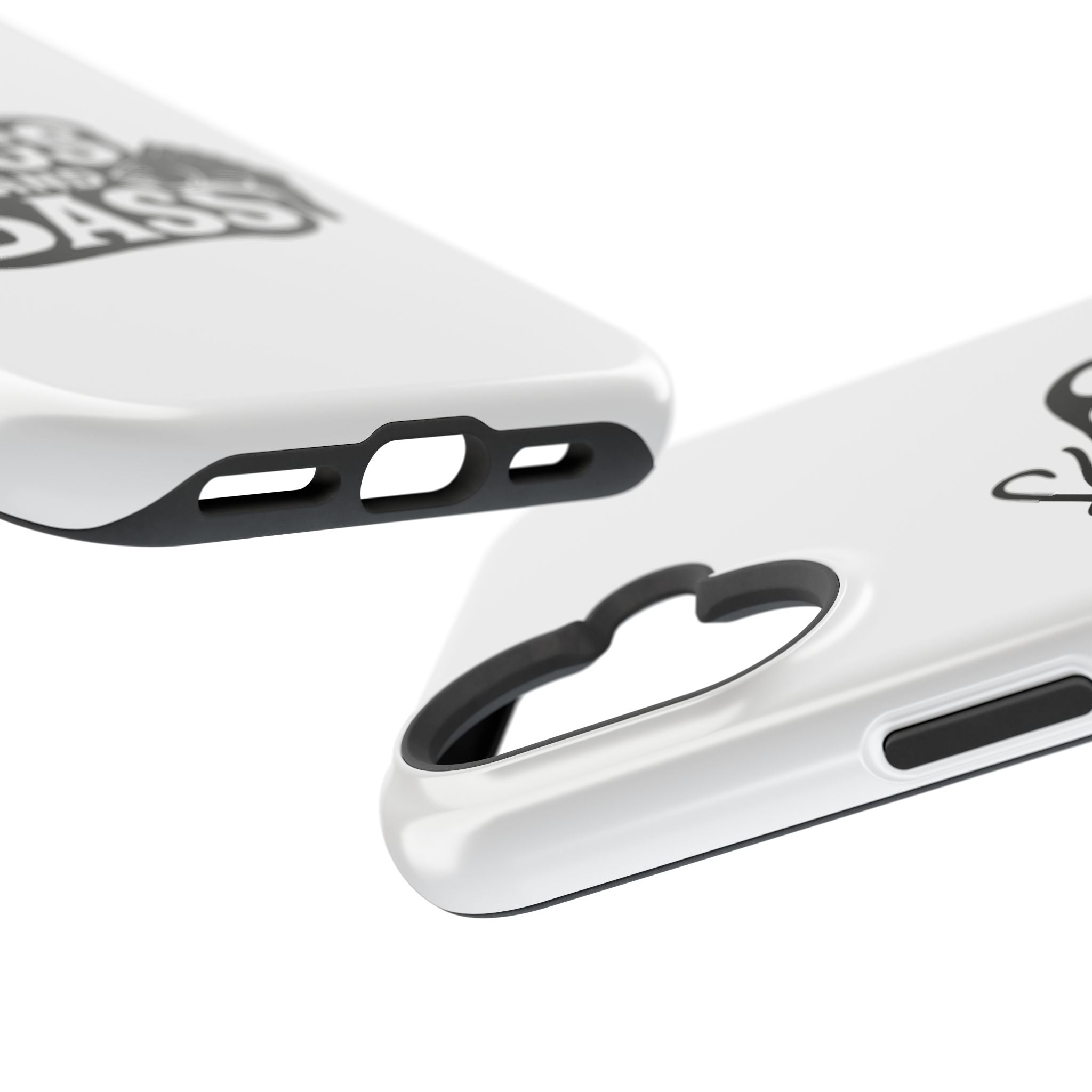 Fishing Enthusiast Impact-Resistant Phone Case - "Jigs and Bass" Design