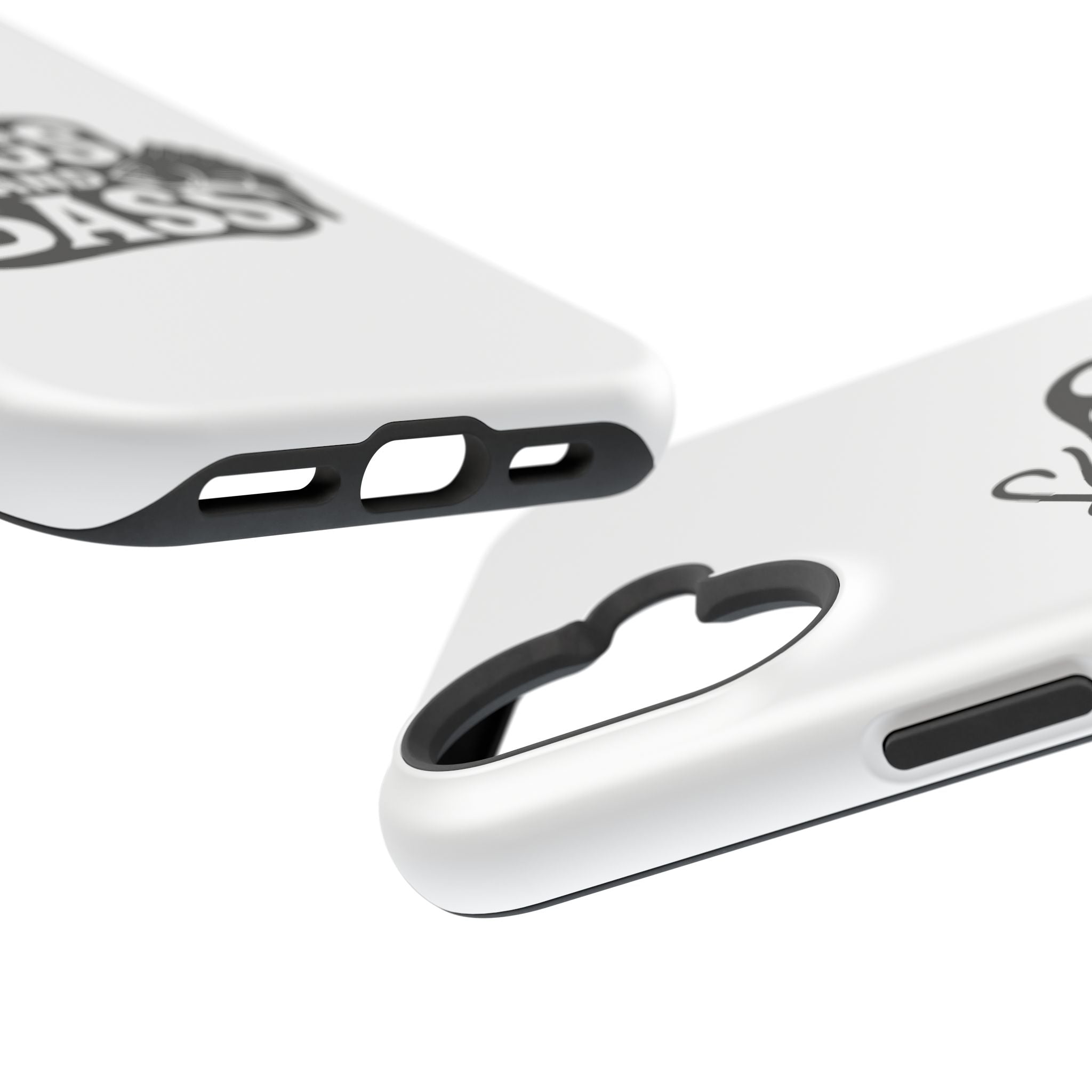 Fishing Enthusiast Impact-Resistant Phone Case - "Jigs and Bass" Design