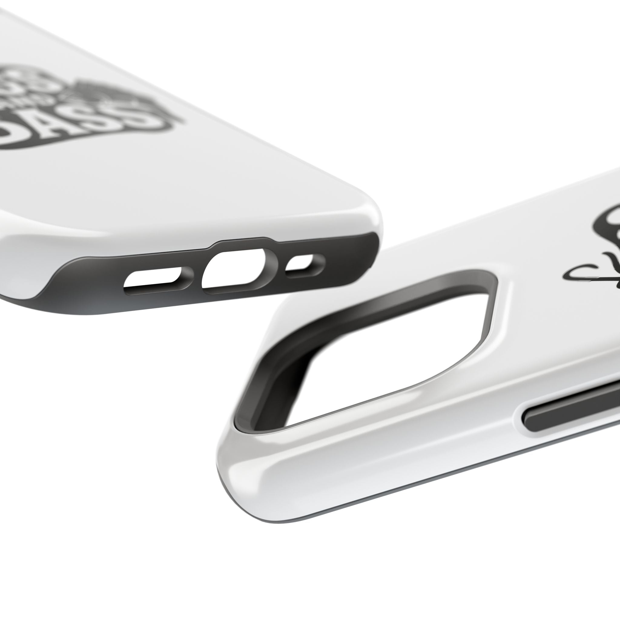 Fishing Enthusiast Impact-Resistant Phone Case - "Jigs and Bass" Design