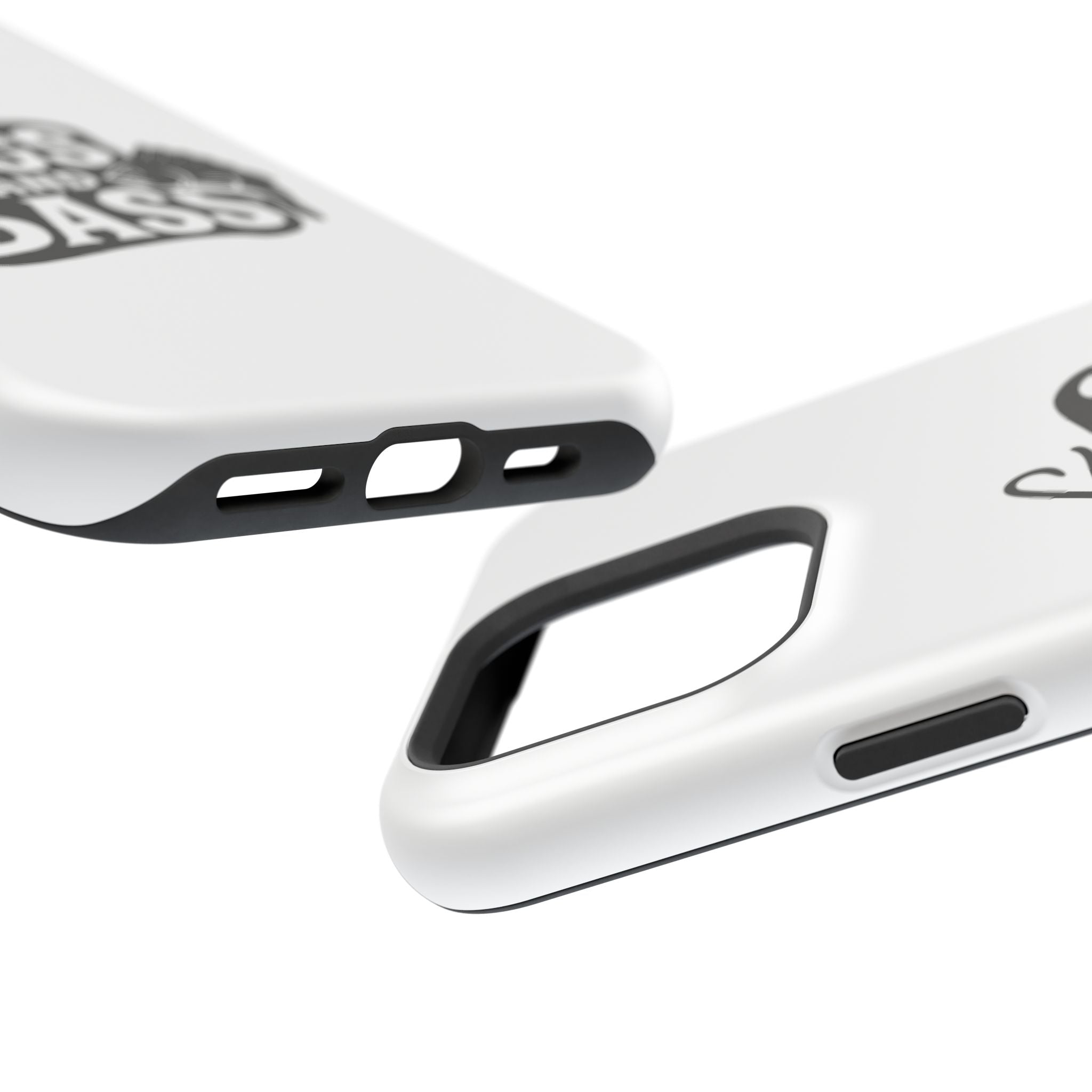 Fishing Enthusiast Impact-Resistant Phone Case - "Jigs and Bass" Design