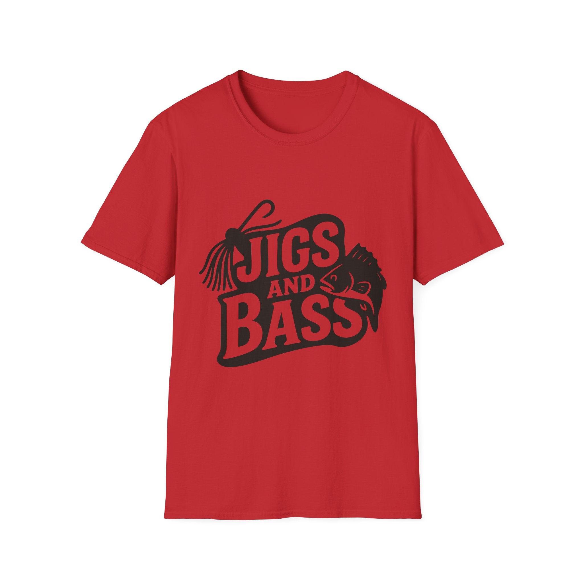 Jigs and Bass Fishing T-Shirt for Anglers
