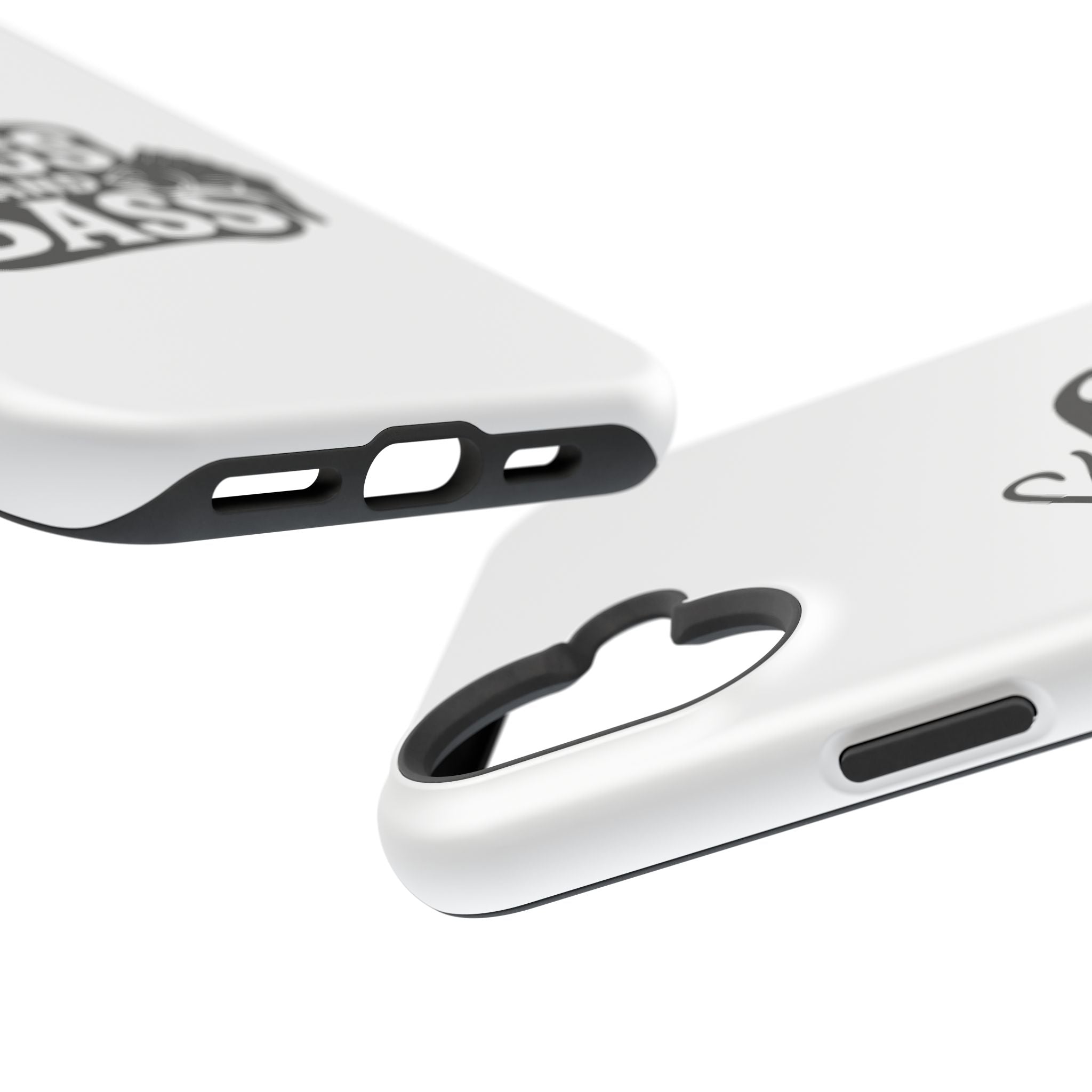 Fishing Enthusiast Impact-Resistant Phone Case - "Jigs and Bass" Design