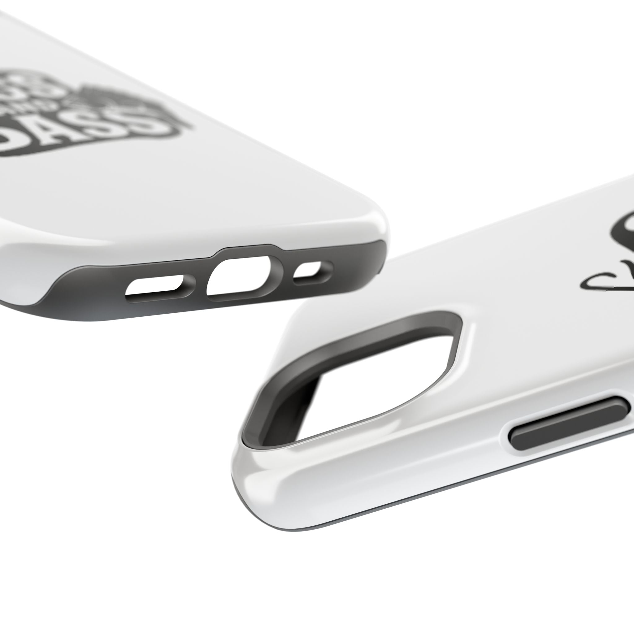 Fishing Enthusiast Impact-Resistant Phone Case - "Jigs and Bass" Design