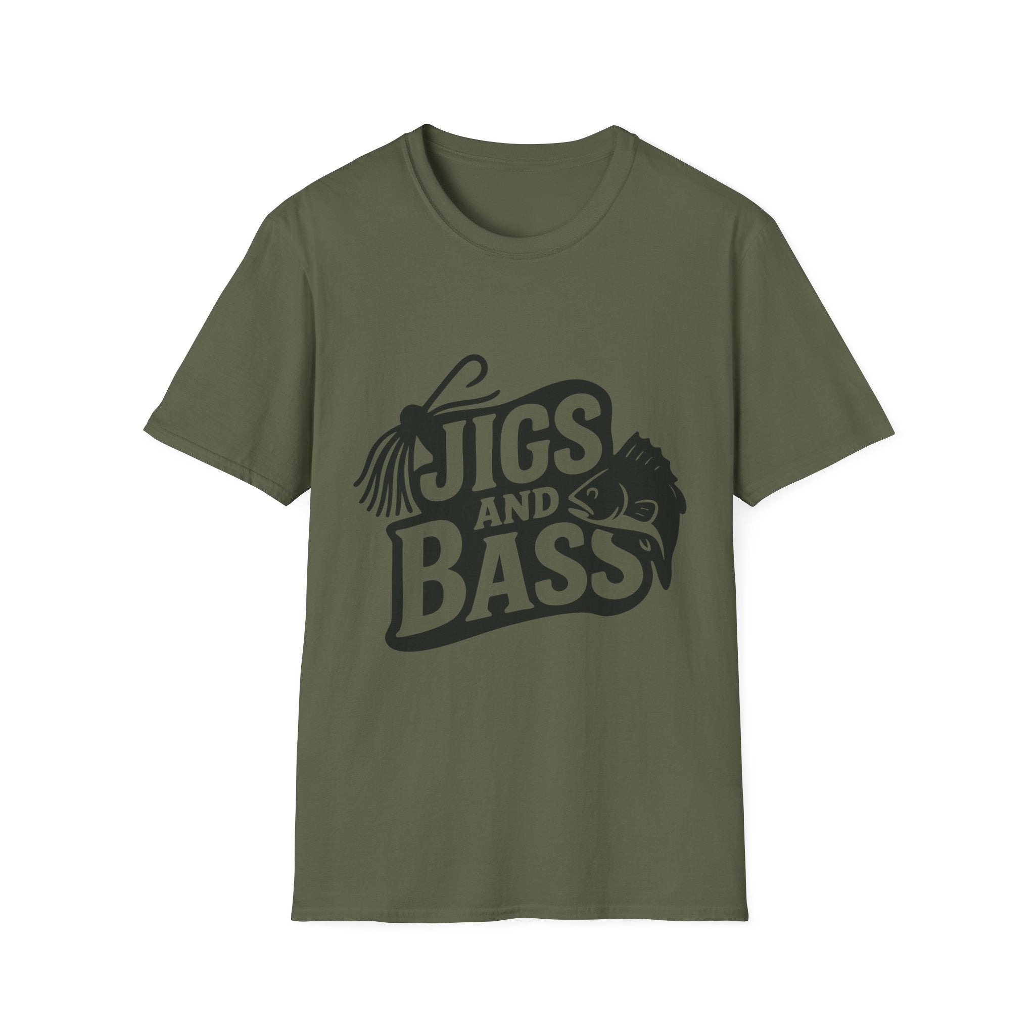 Jigs and Bass Fishing T-Shirt for Anglers