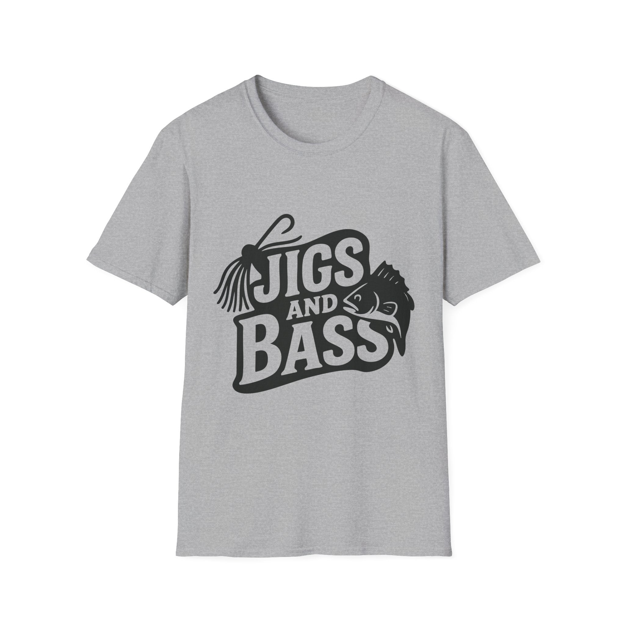 Jigs and Bass Fishing T-Shirt for Anglers