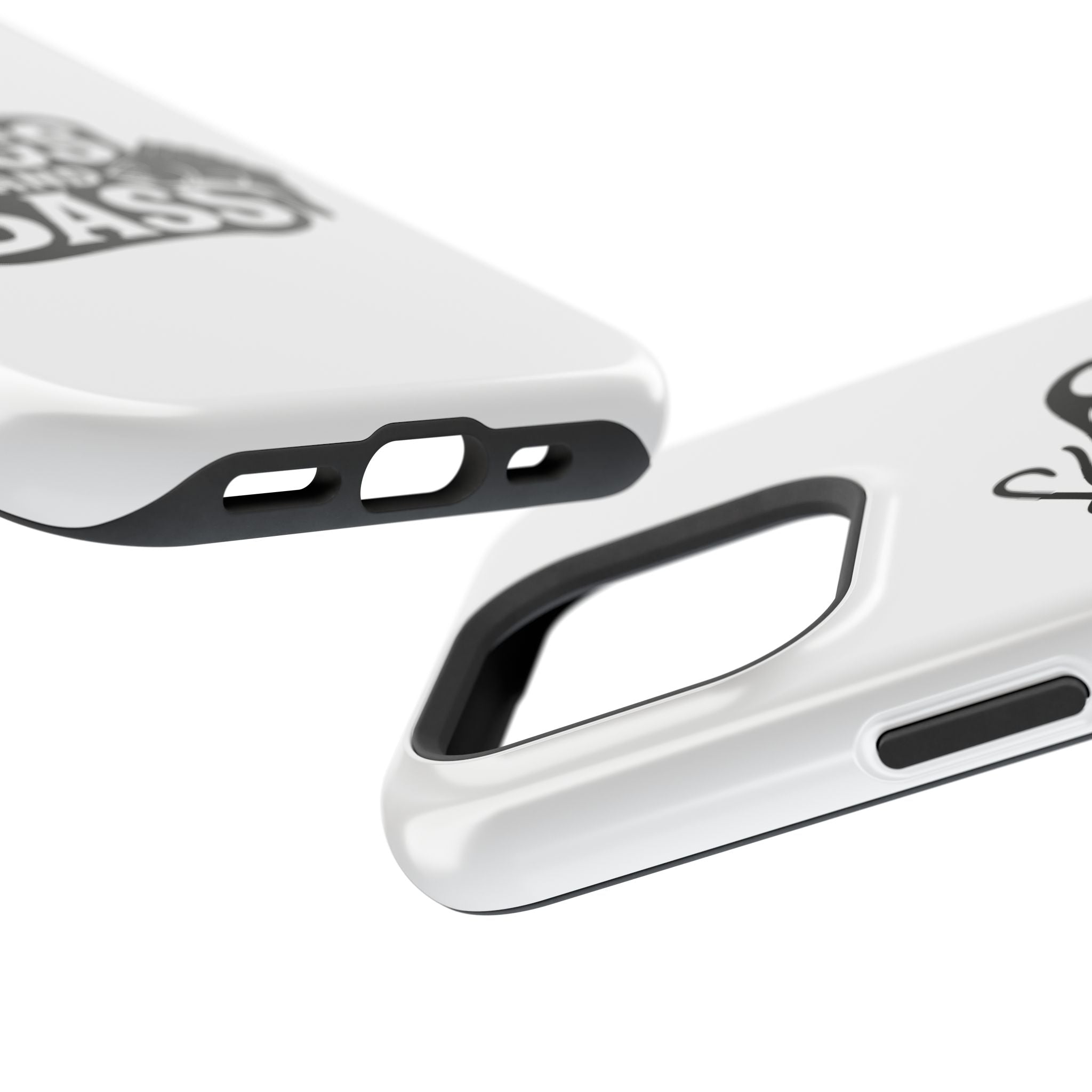 Fishing Enthusiast Impact-Resistant Phone Case - "Jigs and Bass" Design