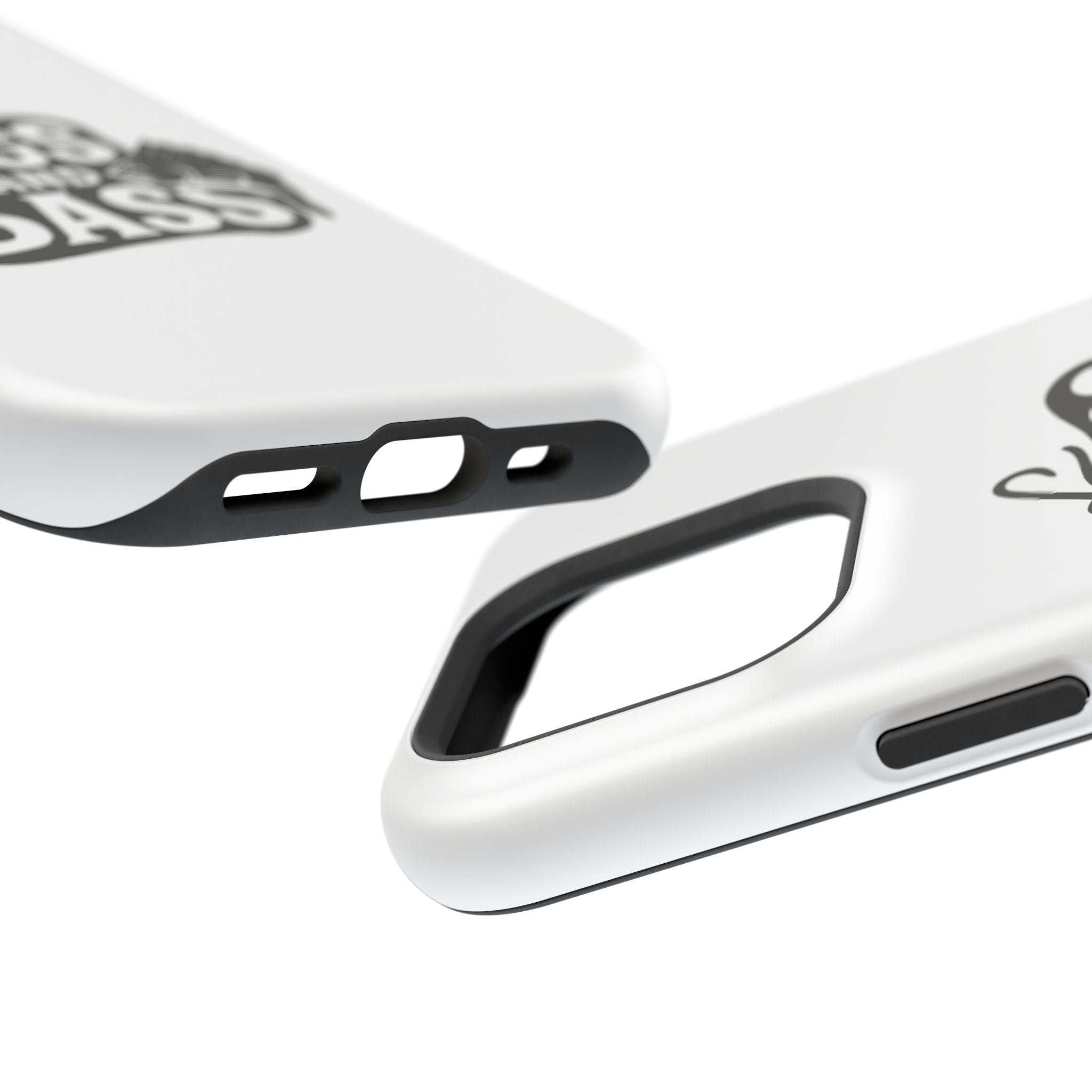 Fishing Enthusiast Impact-Resistant Phone Case - "Jigs and Bass" Design