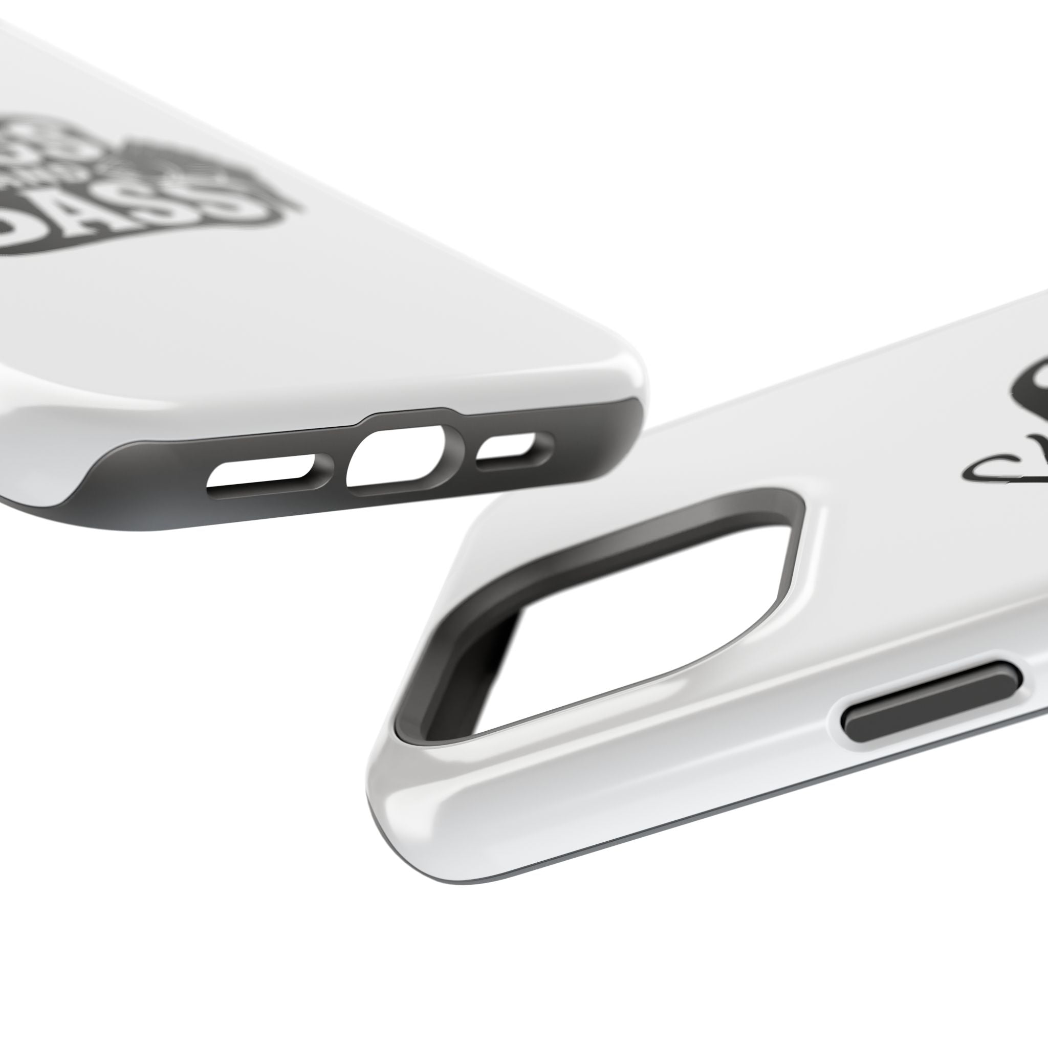 Fishing Enthusiast Impact-Resistant Phone Case - "Jigs and Bass" Design